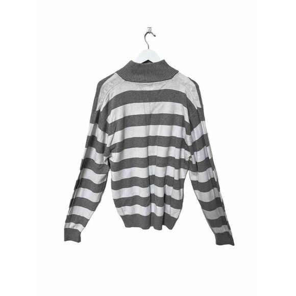 Carbon Cable Knit Sweater Mens XXL 100% Cotton‎ - Picture 2 of 9